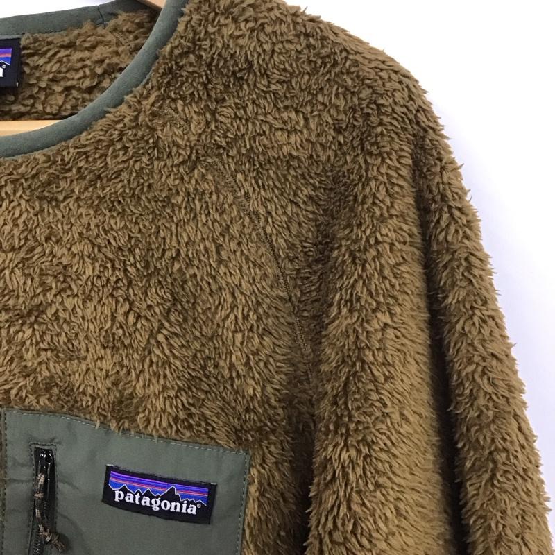 パタゴニア patagonia カットソー 長袖 25895fa19 LosGatosCrew 長袖カットソー フリーストップス S ロゴ、文字 茶 / ブラウン / メンズ USED 古着 中古 10131461