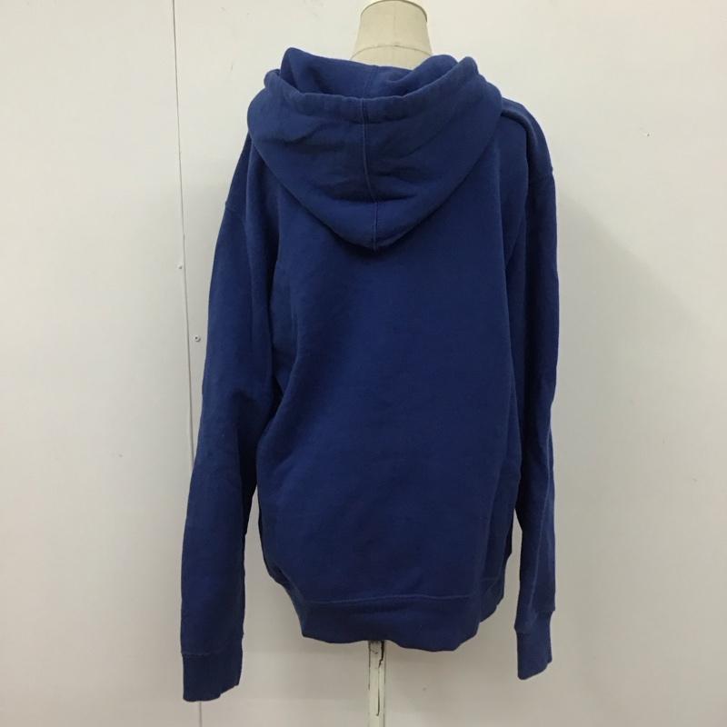 マークジェイコブス MARCJACOBS パーカー 長袖 M4007835 18 IDEA プルオーバー XS ロゴ、文字 青 / ブルー / レディース USED 古着 中古 10109644