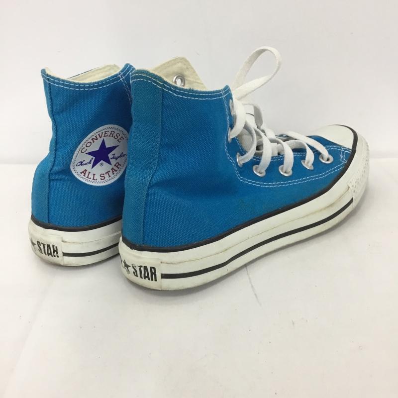 コンバース CONVERSE スニーカー スニーカー 1R828 ALL STAR HI 24cm 24.0cm ロゴ、文字 青 / ブルー / レディース USED 古着 中古 10124861
