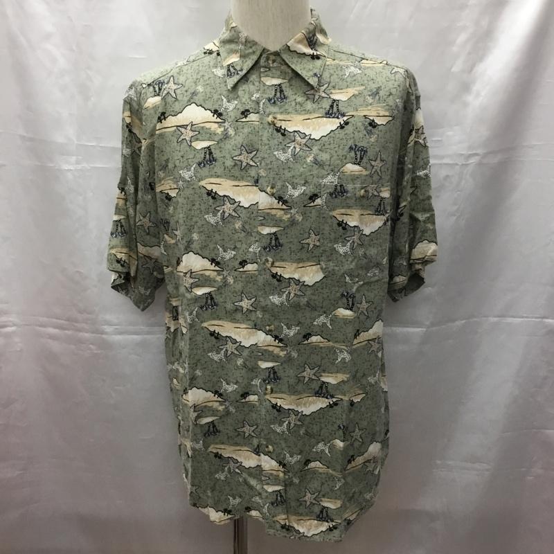 古着 USED シャツ、ブラウス 半袖 半袖シャツ カラーシャツ 半袖カットソー アロハシャツ M プリント マルチカラー / マルチカラー /  メンズ USED 古着 中古 10108522