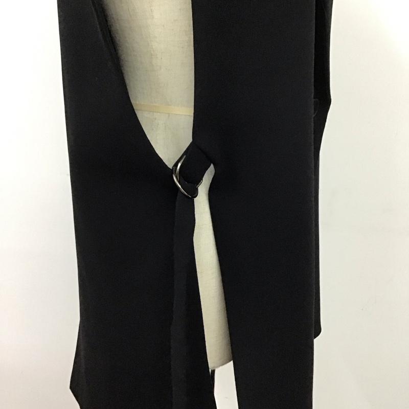 ザラ ZARA ベスト ベスト S 無地 黒 / ブラック / レディース USED 古着 中古 10113509