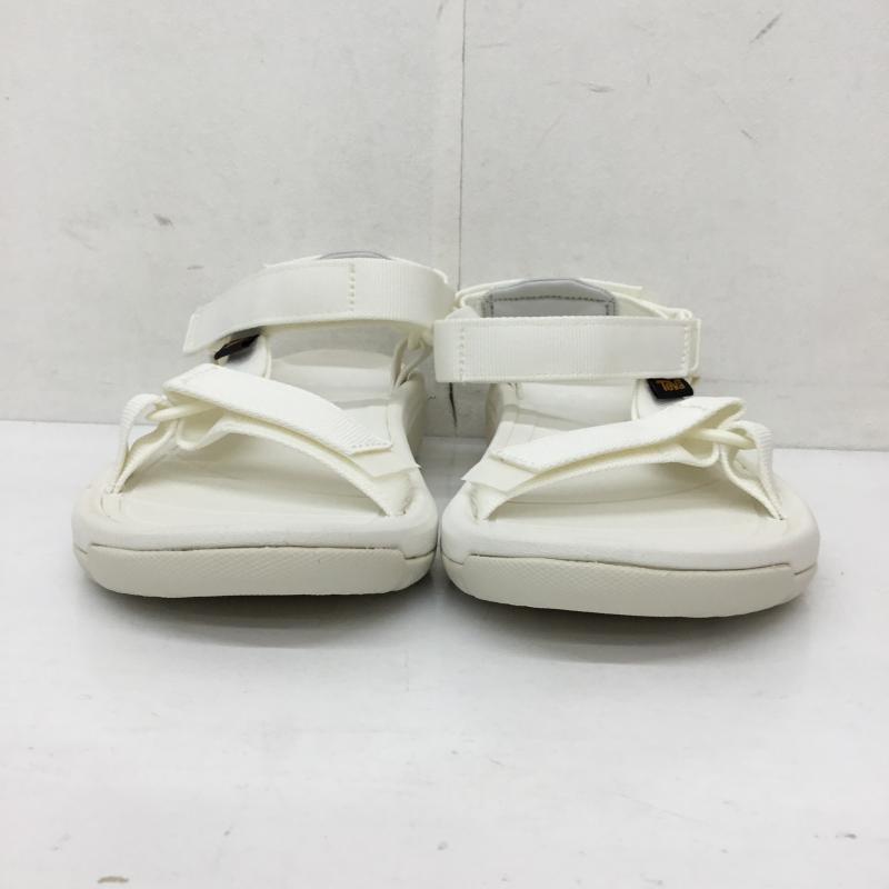 テバ Teva サンダル サンダル FM1223K 24.0cm ロゴ、文字 白 / ホワイト / レディース USED 古着 中古 10135132