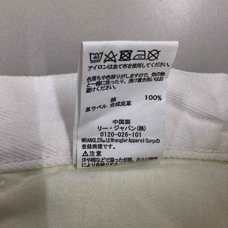 ラングラー Wrangler パンツ デニム、ジーンズ GDS-19000-A ROPE PICNIC WL0721 ルーミージーンズ タグ付き 40 無地 白 / ホワイト / レディース USED 古着 中古 10116767