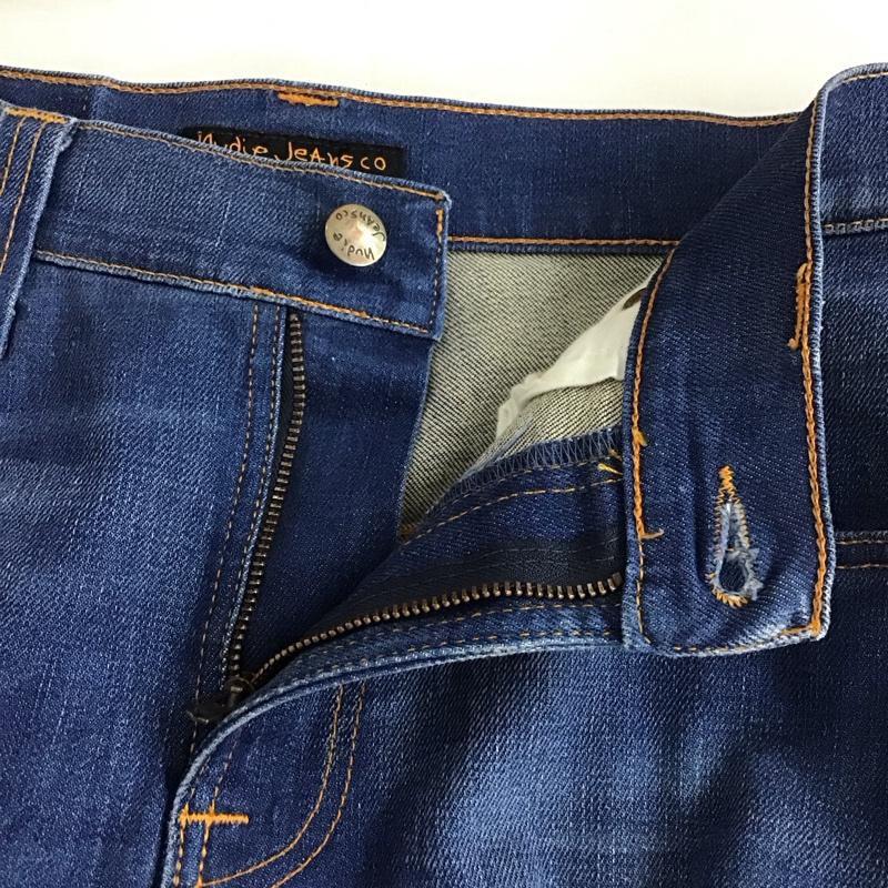 ヌーディージーンズ Nudie Jeans パンツ デニム、ジーンズ デニムパンツ スリムパンツ カジュアルパンツ ストレッチパンツ 28インチ 無地 インディゴ / インディゴ / メンズ USED 古着 中古 10131340