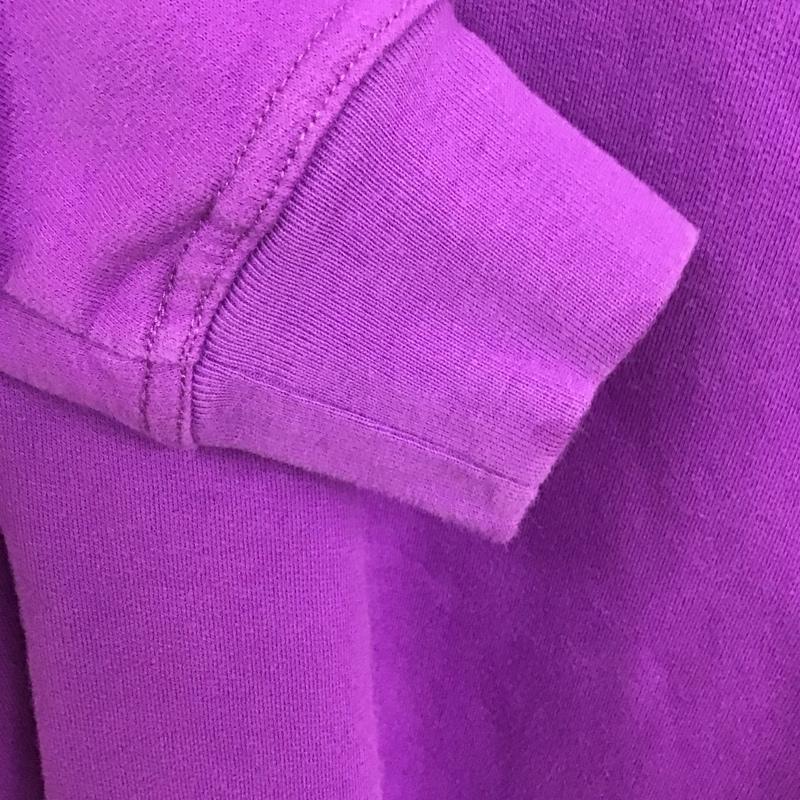 チャムス CHUMS ワンピース ロングスカート CH18-1281 ロゴロングパーカー ロングワンピース 裏起毛 M ロゴ、文字 紫 / パープル / レディース USED 古着 中古 10136039