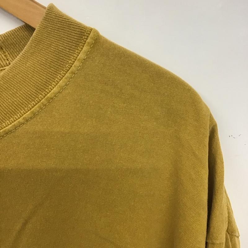シャカウエア Shaka wear Tシャツ 半袖 半袖カットソー 無地Tシャツ クルーネックカットソー XL 無地 黄 / イエロー / メンズ USED 古着 中古 10138100