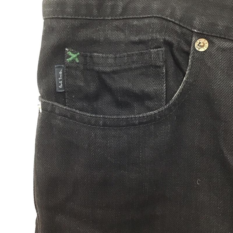ポールスミス Paul Smith パンツ デニム、ジーンズ デニムパンツ スリムパンツ カジュアルパンツ ストレッチパンツ XL 無地 黒 / ブラック / メンズ USED 古着 中古 10133375