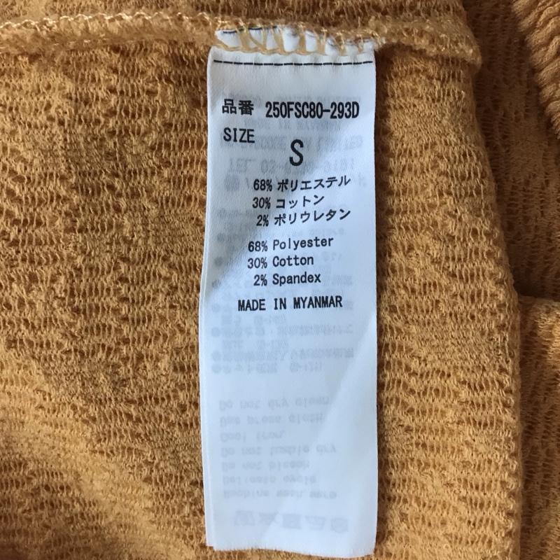 アズールバイマウジー AZUL BY MOUSSY Tシャツ 半袖 250FSC80-293D サーフェスチェンジデザイントップス ストレッチ クルーネック S 橙 / オレンジ / レディース USED 古着 中古 10114472