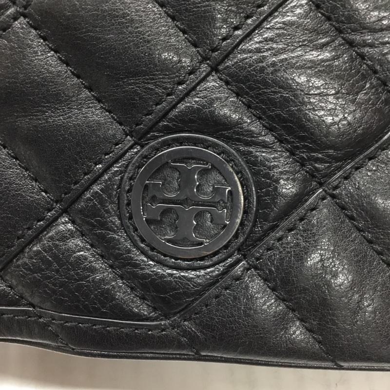 トリーバーチ TORY BURCH ハンドバッグ ハンドバッグ キルティング チェーンベルト ワンポイント 黒 / ブラック / レディース USED 古着 中古 10115576