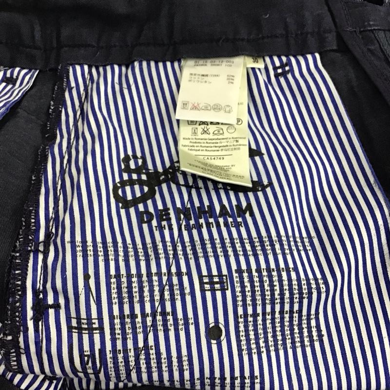 デンハム DENHAM パンツ ショートパンツ ショートパンツ ハーフパンツ カジュアルパンツ 30インチ 無地 紺 / ネイビー / メンズ USED 古着 中古 10134709