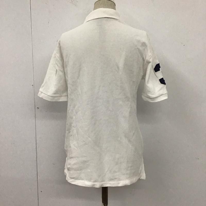 ポロラルフローレン POLO RALPH LAUREN ポロシャツ 半袖 ビッグポニー M ワンポイント 白 / ホワイト / レディース USED 古着 中古 10121122