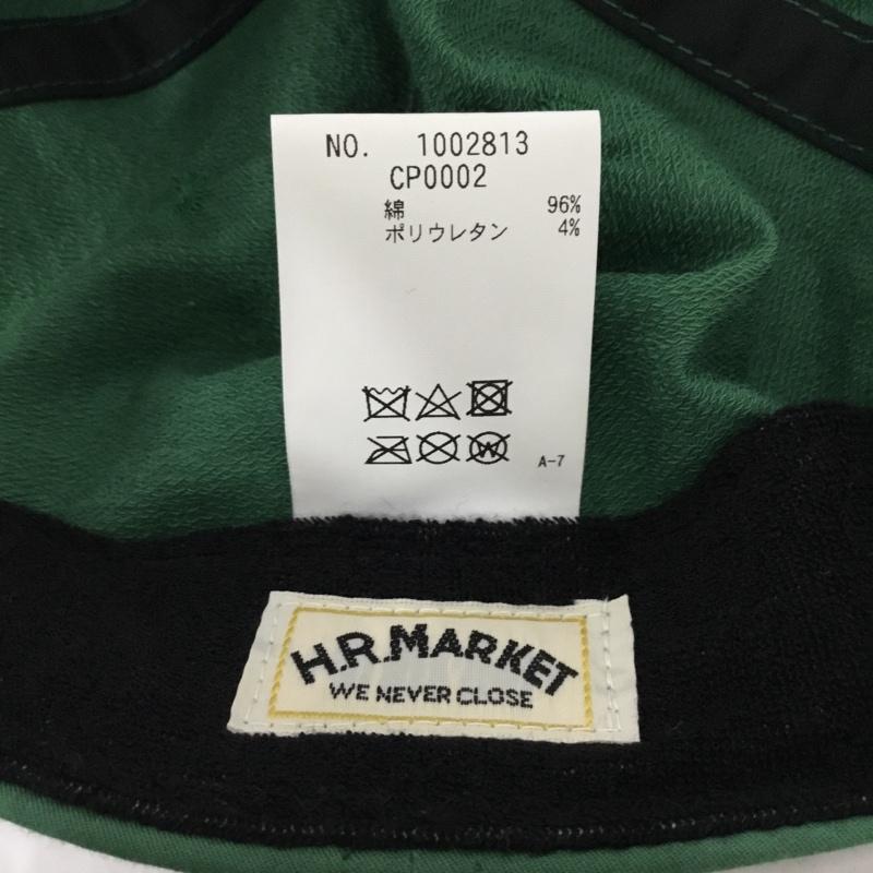 ハリウッドランチマーケット HRMARKET 帽子 キャップ 1002813 フィールソーグッドキャップ 無地 緑 / グリーン / メンズ USED 古着 中古 10109915