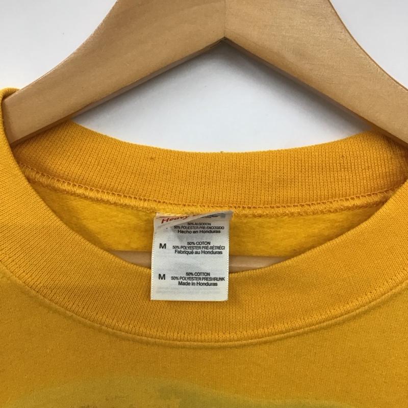 ギルダン GILDAN トレーナー 長袖 M プリント 黄 / イエロー / メンズ USED 古着 中古 10130153
