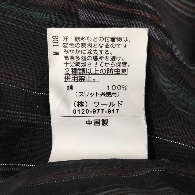 タケオキクチ TAKEO KIKUCHI シャツ、ブラウス 半袖 2 ストライプ マルチカラー / マルチカラー / メンズ USED 古着 中古 10108969