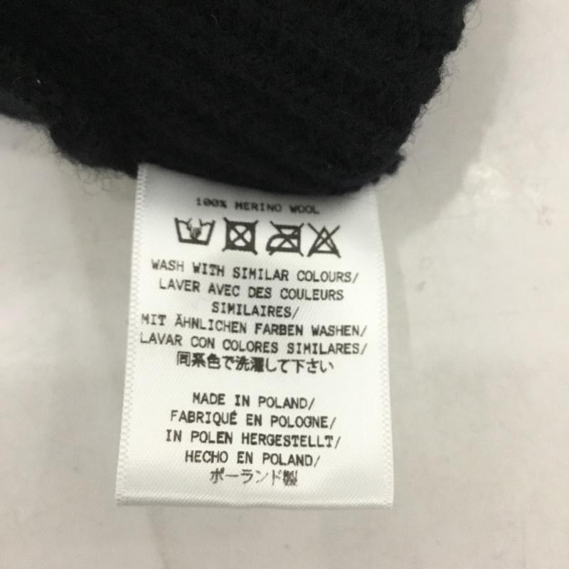 ラストリゾートエービー Last Resort AB 帽子 ニット帽 LR DOUBLE FOLD MERINO BEANIE ロゴ、文字 黒 / ブラック / メンズ USED 古着 中古 10131363