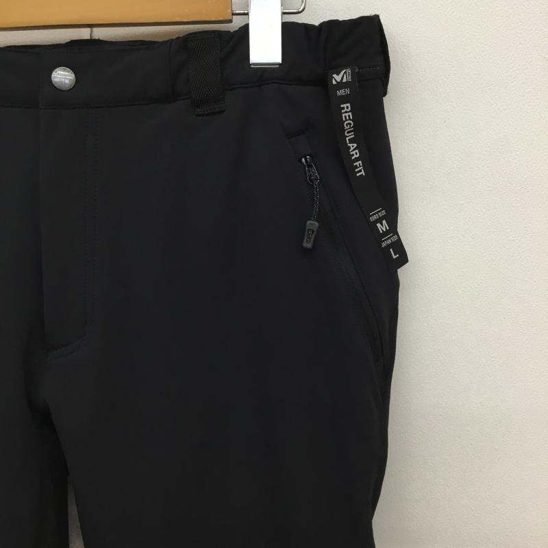 ミレー MILLET パンツ ワークパンツ、ペインターパンツ MIV01811 モンテローザ パンツ ネオ トレッキングパンツ L ロゴ、文字 黒 / ブラック /  メンズ USED 古着 中古 10124454