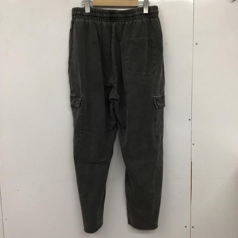 ビーティーエムケー BTMK パンツ ワークパンツ、ペインターパンツ ワークパンツスウェット ワイドパンツ カジュアルパンツ L 無地 黒 / ブラック / メンズ USED 古着 中古 10134711