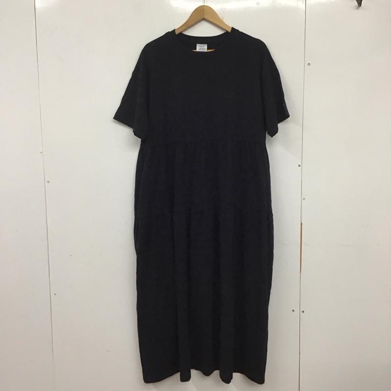 チャンピオン Champion ワンピース ロングスカート CWSZ329 M 無地 黒 / ブラック / レディース USED 古着 中古 10133990