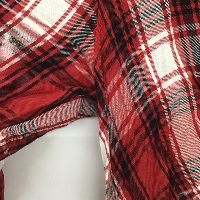 ザラウーマン ZARA WOMAN ワンピース ロングスカート 長袖シャツワンピース 前開きシャツ カラーシャツ M チェック マルチカラー / マルチカラー / レディース USED 古着 中古 10128905