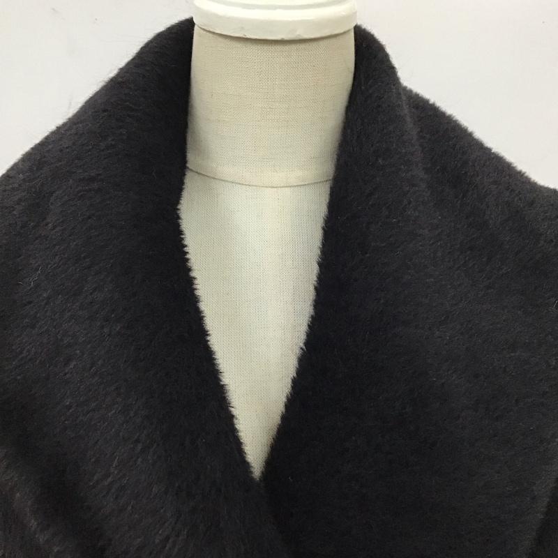 マックスマーラ MaxMara コート コート一般 ロングコート ロングジャケット カラージャケット アウター アルパカ 38 無地 黒 / ブラック / レディース USED 古着 中古 10118014