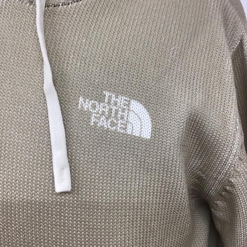 ザノースフェイス THE NORTH FACE パーカー 長袖 nm5pp72b PRINTEDHOODIE 長袖ニットカットソー プルオーバーパーカー M ロゴ、文字 ベージュ / ベージュ /  メンズ USED 古着 中古 10112825