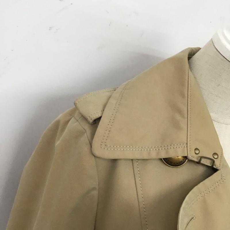 バーバリーブルーレーベル BURBERRY BLUE LABEL コート トレンチコート 40 無地 ベージュ / ベージュ / レディース USED 古着 中古 10119778