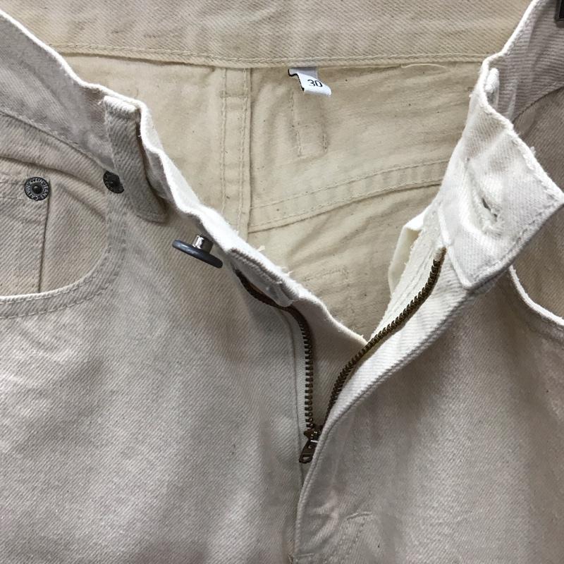カルバン・クライン Calvin Klein パンツ デニム、ジーンズ 30 無地 アイボリー / アイボリー /  メンズ USED 古着 中古 10122594