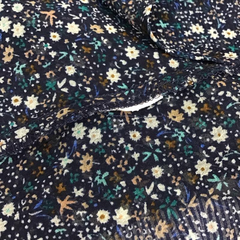 ザラ ZARA シャツ、ブラウス 長袖 長袖シャツ 花柄シャツ カラーシャツ 長袖カットソー M 花柄 X ストライプ マルチカラー / マルチカラー / レディース USED 古着 中古 10112192