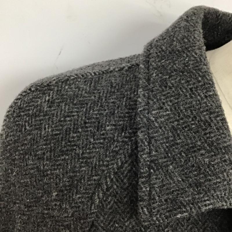 ハレ HARE コート コート一般 ロングコート ロングジャケット カラージャケット アウター S 無地 灰 / グレー / メンズ USED 古着 中古 10123950