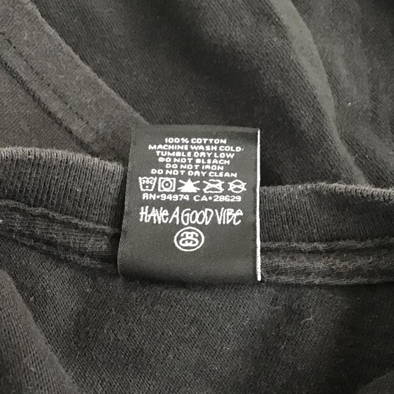 ステューシー STUSSY Tシャツ 半袖 S プリント 黒 / ブラック / メンズ USED 古着 中古 10106085