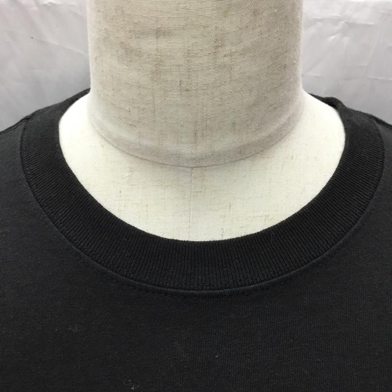 カーハート Carhartt カットソー 長袖 長袖カットソー クルーネックカットソー ロングスリーブカットソー プリントTシャツ L ロゴ、文字 黒 / ブラック /  メンズ USED 古着 中古 10112448