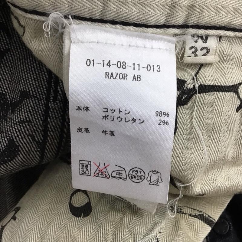デンハム DENHAM パンツ デニム、ジーンズ デニムパンツ スリムパンツ カジュアルパンツ ストレッチパンツ 無地 黒 / ブラック / メンズ USED 古着 中古 10130042