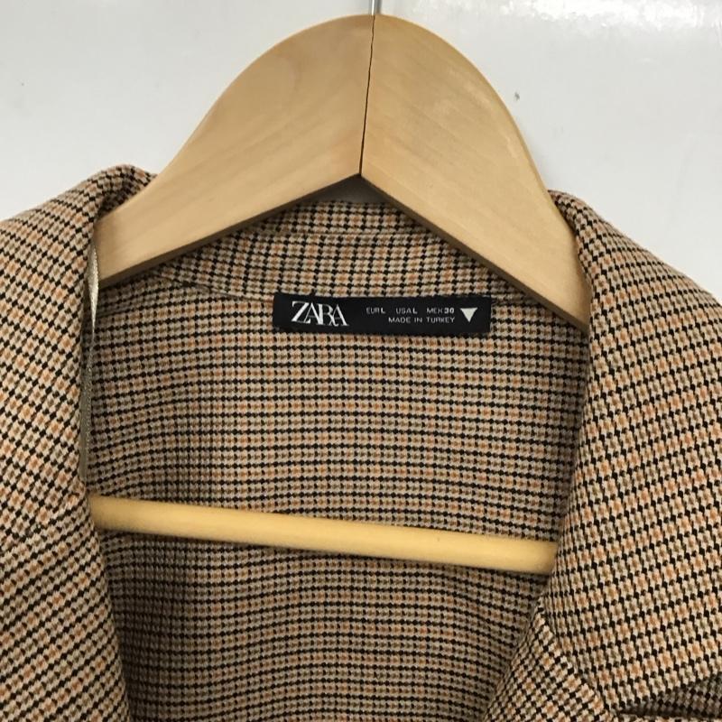 ザラ ZARA シャツ、ブラウス 長袖 3067/487/121 L チェック マルチカラー / マルチカラー / レディース USED 古着 中古 10129595