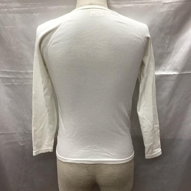 ハリウッドランチマーケット HOLLYWOOD RANCH MARKET カットソー 長袖 長袖カットソー ロングスリーブカットソー 無地Tシャツ 1 無地 白 / ホワイト /  メンズ USED 古着 中古 10113574