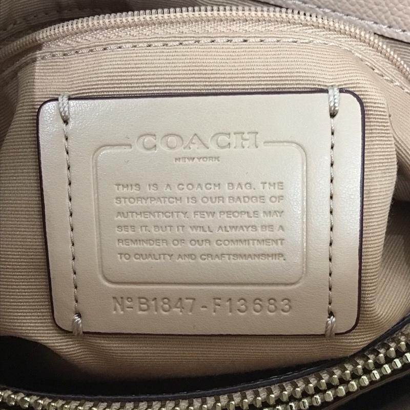 コーチ COACH ショルダーバッグ ショルダーバッグ F13683 2WAY ハンドバッグ ロゴ、文字 桃 / ピンク / レディース USED 古着 中古 10126344