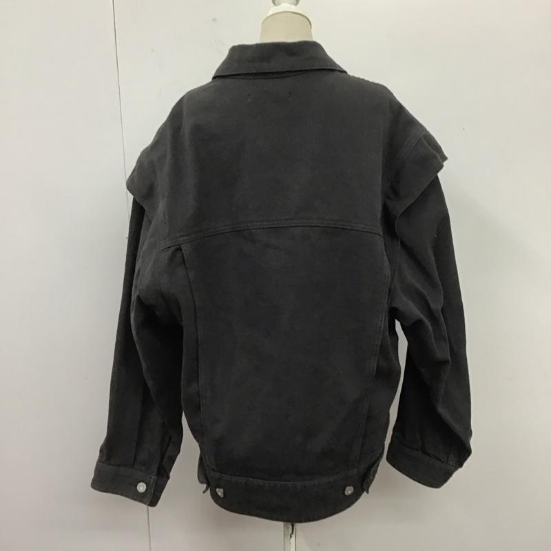 マウジー MOUSSY ジャケット、上着 ジャケット、ブレザー 010ESB11-0420 CONSCIOUS DENIM JACKET デニムジャケット FREE 無地 チャコールグレー / チャコールグレー / レディース USED 古着 中古 10109692