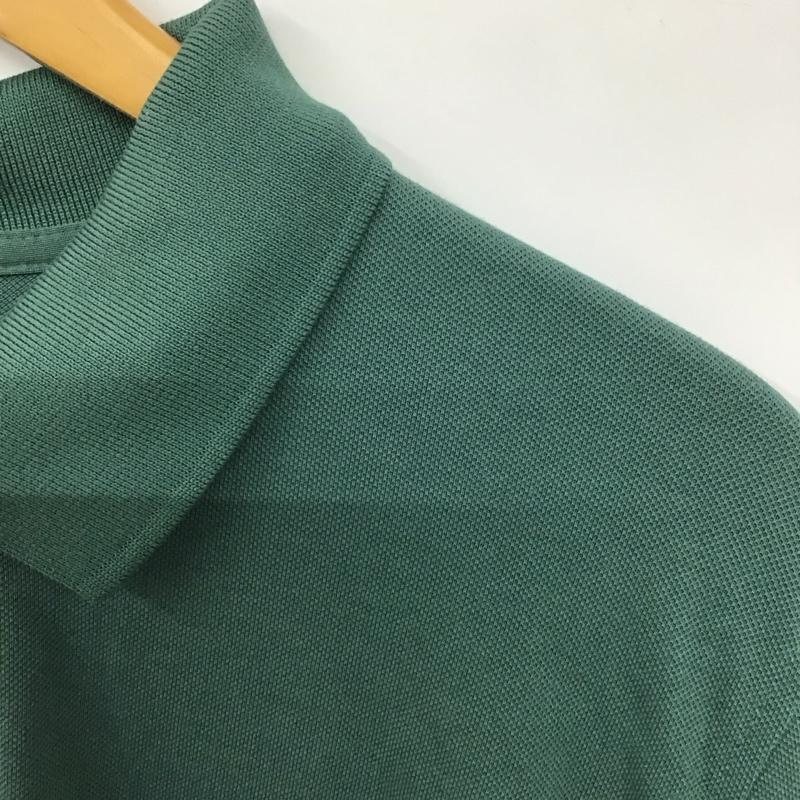 ブルックスブラザーズ BROOKS BROTHERS ポロシャツ 長袖 SLIM FIT L ワンポイント 緑 / グリーン / メンズ USED 古着 中古 10139472