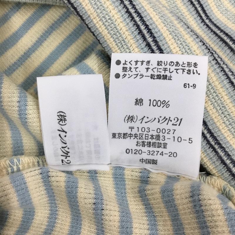 ラルフローレン RALPHLAUREN タンクトップ タンクトップ KK RA LM3029 Uネック 7f ボーダー柄 ベージュ / ベージュ / X 水色 / ライトブルー / X 紺 / ネイビー / レディース USED 古着 中古 10118180