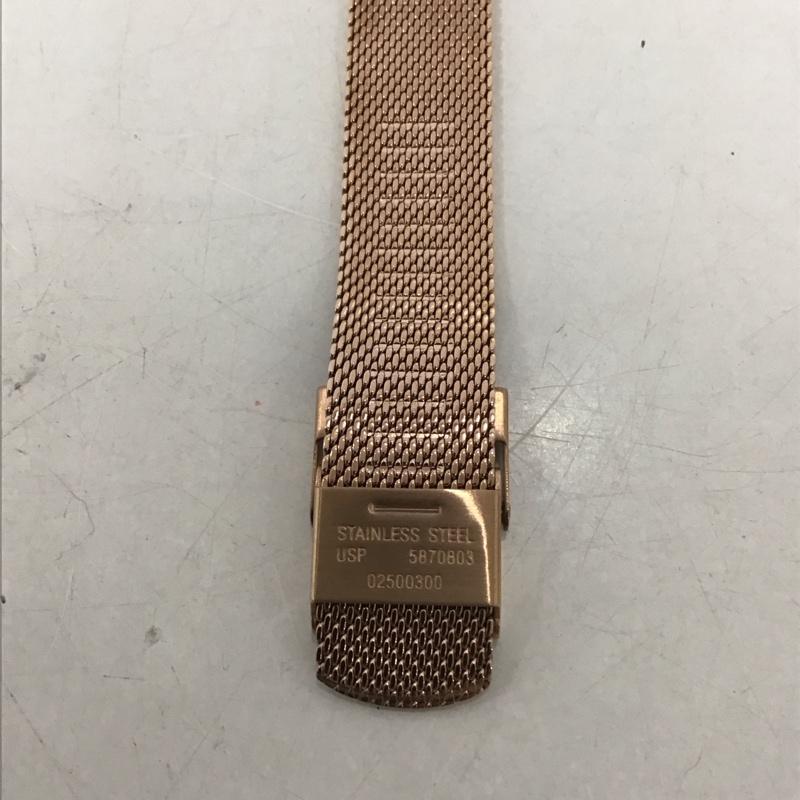 スカーゲン SKAGEN 腕時計 アナログ(クォーツ式) SKW2714 箱有 メッシュ ロゴ、文字 金 / ゴールド / レディース USED 古着 中古 10134108