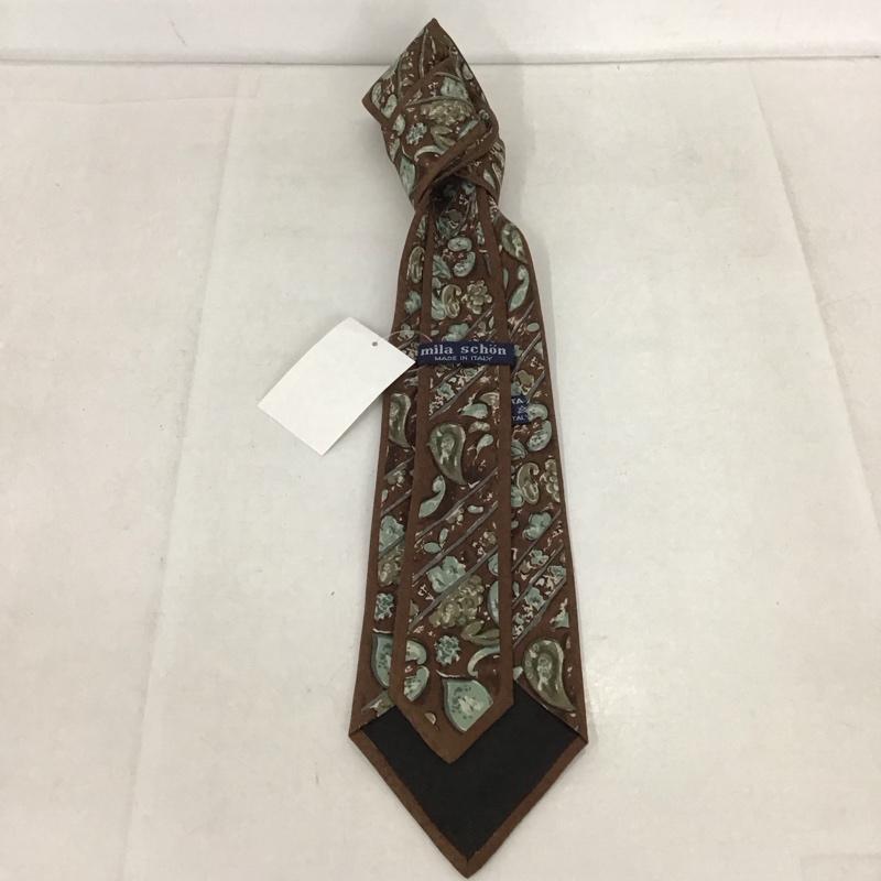 ミラ・ショーン mila schon ネクタイ ネクタイ シルク 総柄 マルチカラー / マルチカラー / メンズ USED 古着 中古 10135321