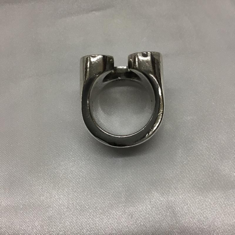 テンダーロイン TENDERLOIN アクセサリー 指輪 ホースシューリング 箱有 13号 ロゴ、文字 銀 / シルバー / メンズ USED 古着 中古 10108909