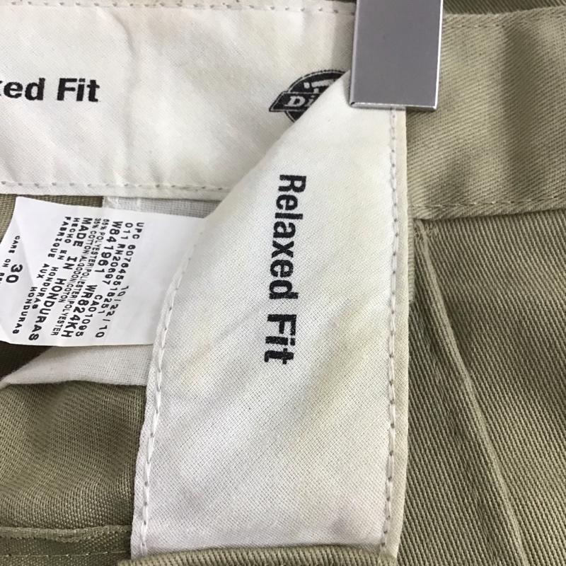 ディッキーズ Dickies パンツ ショートパンツ ショートパンツ ハーフパンツ カジュアルパンツ ワークパンツ 30インチ 無地 ベージュ / ベージュ / メンズ USED 古着 中古 10134568