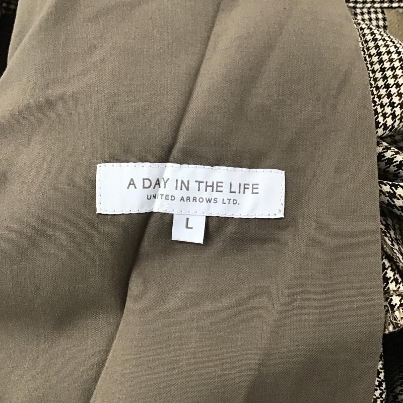 アデイインザライフ ユナイテッドアローズ A day in the life UNITED ARROWS パンツ スラックス 6214-699-0722 L チェック マルチカラー / マルチカラー /  メンズ USED 古着 中古 10128279