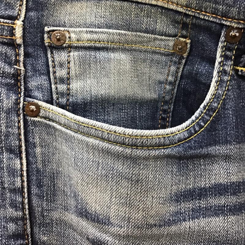 リーバイストラウスアンドコー Levi Strauss & co. パンツ デニム、ジーンズ デニムパンツ ストレートパンツ ワイドパンツ カジュアルパンツ 36 無地 インディゴ / インディゴ / メンズ USED 古着 中古 10116344