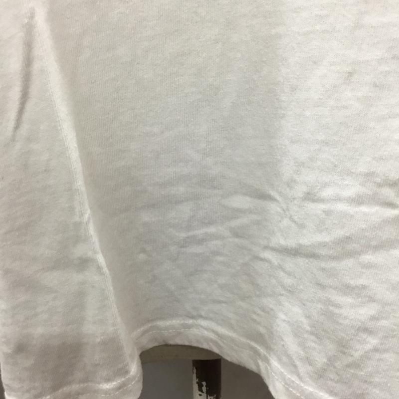 ディッキーズ Dickies Tシャツ 半袖 0282-3790 クルーネック 刺繍 M ロゴ、文字 白 / ホワイト / レディース USED 古着 中古 10115550