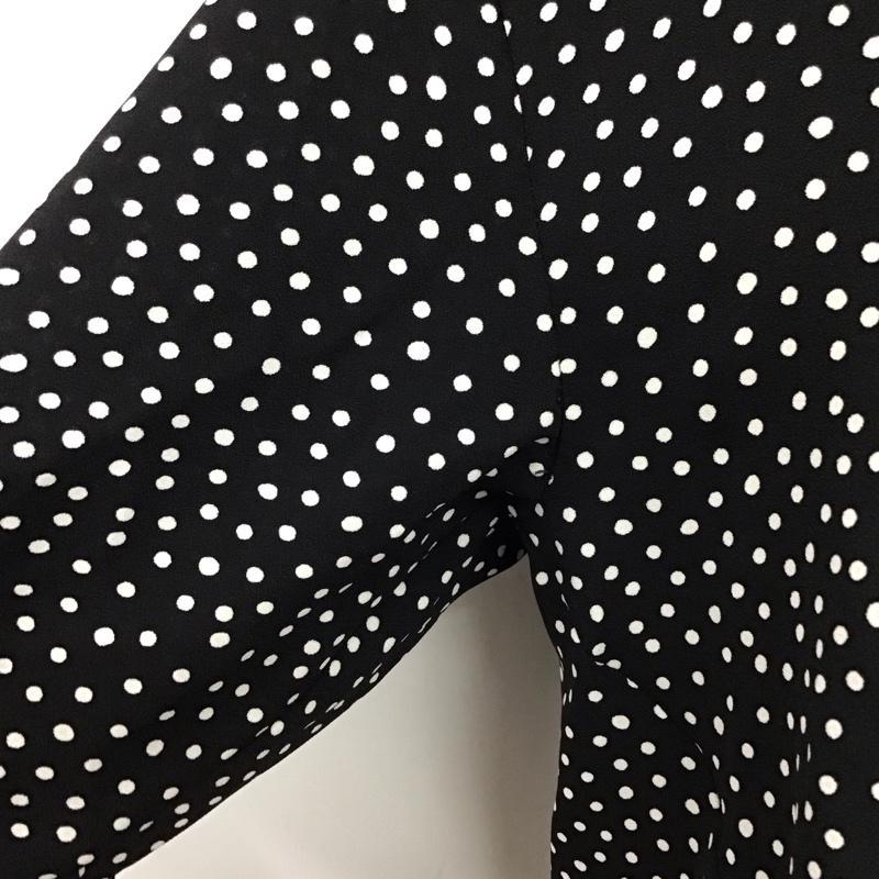 スライ SLY カットソー 長袖 030ba430-5320 PETIT DOT V/N TOPS FREE ドット 黒 / ブラック / レディース USED 古着 中古 10119888