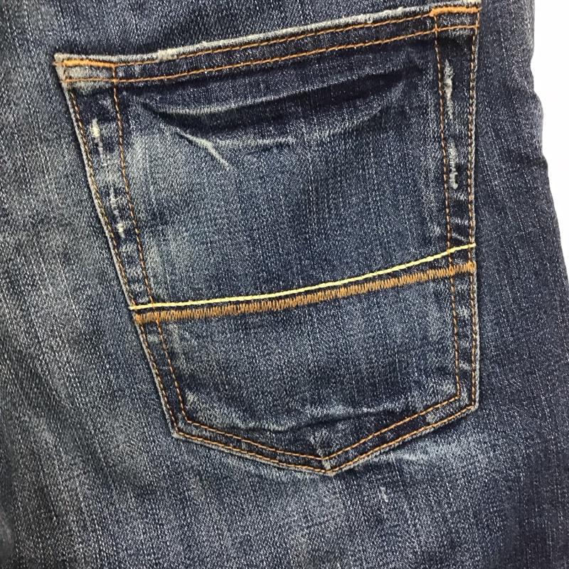 アバクロンビーアンドフィッチ ABERCROMBIE&FITCH パンツ デニム、ジーンズ デニムパンツ スリムパンツ カジュアルパンツ 30インチ 無地 インディゴ / インディゴ / メンズ USED 古着 中古 10131292