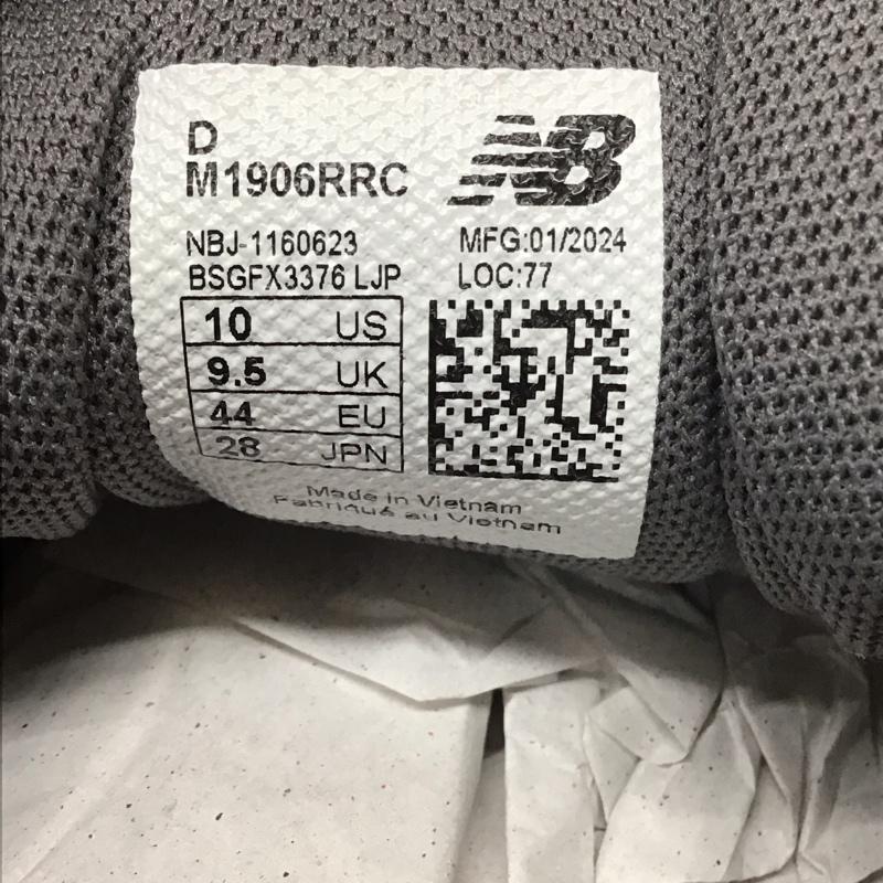 ニューバランス New Balance スニーカー スニーカー M1906 RRC 28cm 箱有 28.0cm ロゴ、文字 マルチカラー / マルチカラー / メンズ USED 古着 中古 10113039