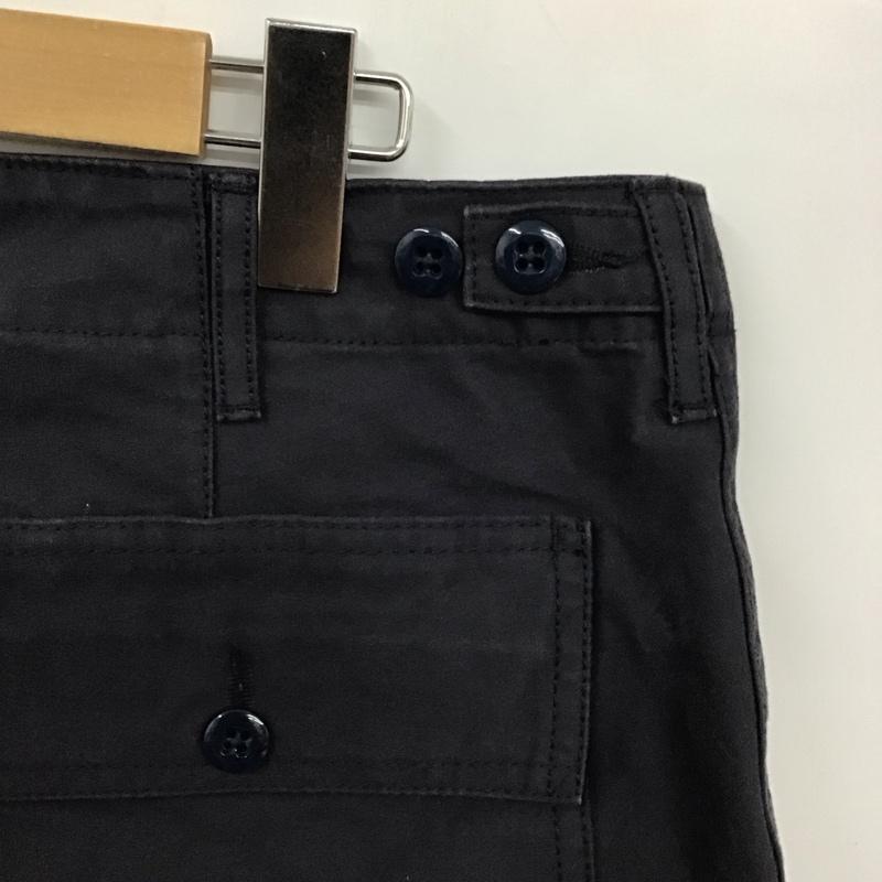 ビームス BEAMS パンツ ワークパンツ、ペインターパンツ ワークパンツ ワイドパンツ カジュアルパンツ L 無地 紺 / ネイビー / メンズ USED 古着 中古 10127998