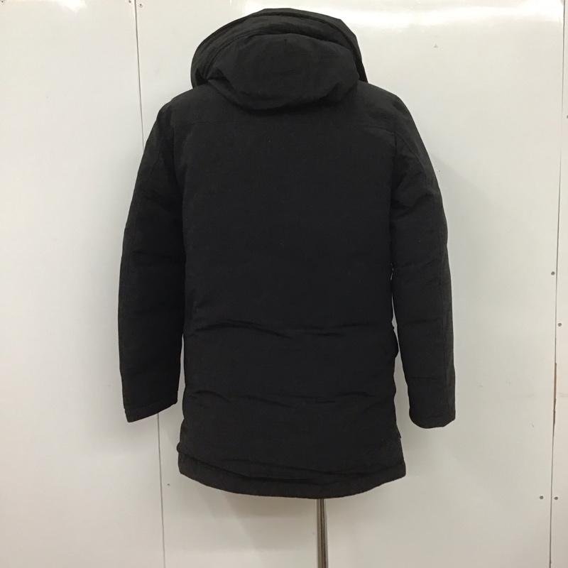 ユニクロ UNIQLO コート ダウンコート 312-429293 ウルトラウォームダウンコート M 無地 黒 / ブラック / メンズ USED 古着 中古 10110521